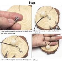 50入組不指定顏色的頸繩扣,18英寸蠟線用於吊墜、手鐲、頸鍊、珠寶製作和串珠 - 彩色 - 查看 6