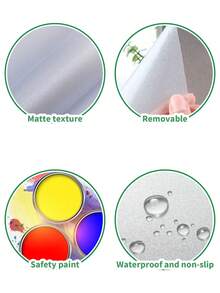 1 Set Of 6 Pieces Colorful Shell Pattern Frosted Anti-Slip Bathtub Stickers - Multicolor - View 6