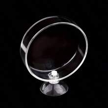 1 件觀賞魚蝦餵食碗附吸盤,圓形玻璃魚缸餵食盤 - 無色 - 查看 4