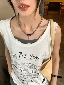 吊墜項鍊 - 彩色 - 查看 2