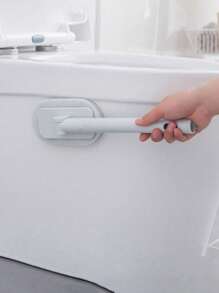 1入組可拆式長柄浴室清潔刷,pp材料,用於浴室和廁所 - 藍色 - 查看 3