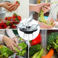 Random 1pc Kitchen Sink Strainer, Stainless Steel Sink Drain Strainer, Dishwasher Safe, Kitchen Sink Strainer, Kitchen Accessories - Black - View 4