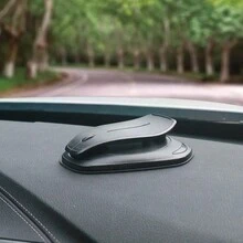 汽車手機支架,儀表板、擋風玻璃、風口手機支架,適用於iphone、samsung等品牌 - 黑色 - 查看 5