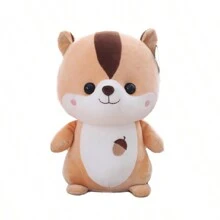 1pc Squirrel Plush Toy Stuffed Animal Rat Doll Soft Mouse Teenager's Gift - Grey - View 7