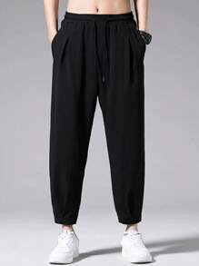 Men Pants - 黑色 - 查看 2