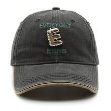 1 件个性化复古风格男女通用太阳帽，绣有字母，非常适合户外活动 - 彩色 - 查看 8