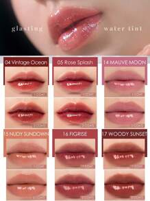 Rom&nd Juicy Lasting Tint 23 NUCADAMIA, Romand Liquid Lipstick, Lip Gloss, Vivid Color Juicy & Glossy Finish, Korean Lip Gloss, MLBB, Lightweight, Soft And Ultra Hydrating, Non-Sticky Tint, K-Beauty,GIFT