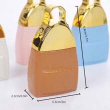 1pc 30ml High-End Perfume Atomizer Bottle For Cosmetics, Portable, Spray, Fragrance - Apricot - View 2