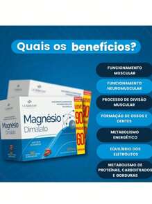 Magnésio Dimalato La San Day 90 Capsulas - Outros - Visão 2