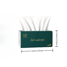 2 Packs Portable Soft Extractable Paper Towels - Green (two Packs) - View 2
