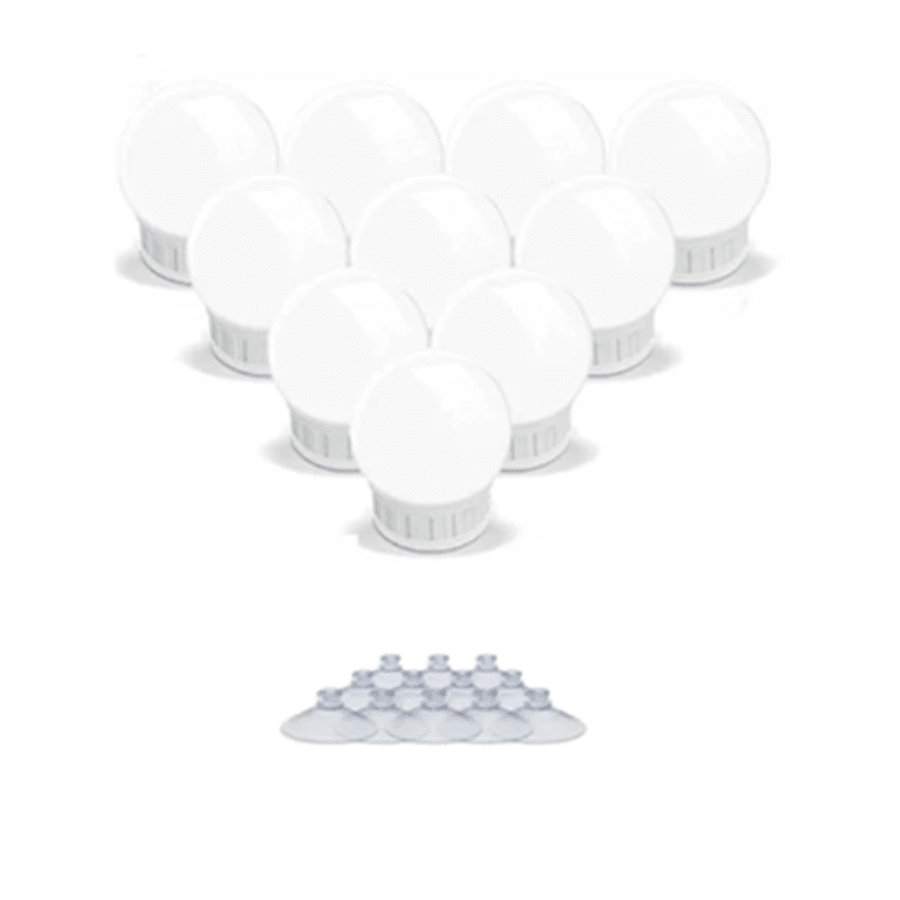 Light Bulb String Light, Makeup Mirror Bulb With Three Adjustable