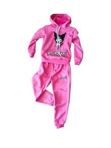 Conjunto Pans Pants Sudadera Personajes Melody Para Niña Caricatura kuromii - Rosa - Ver 9