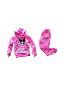 Conjunto Pans Pants Sudadera Personajes Melody Para Niña Caricatura kuromii - Rosa - Ver 7