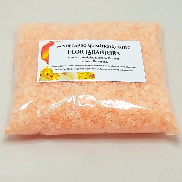 SAIS DE BANHO FLOR DE LARANJEIRA - AMENIZA A ANSIEDADE - 300 GRS