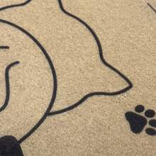 1pc Household Coconut Fiber Entryway Door Mat, Large & Non-Slip, Dustproof & Outdoor Entrance Rug - Multicolor - View 3