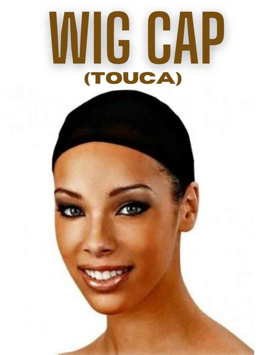 2 Touca Cap wig e Lace tecido meia para Cabelo uso diario - Preto - Visão 1