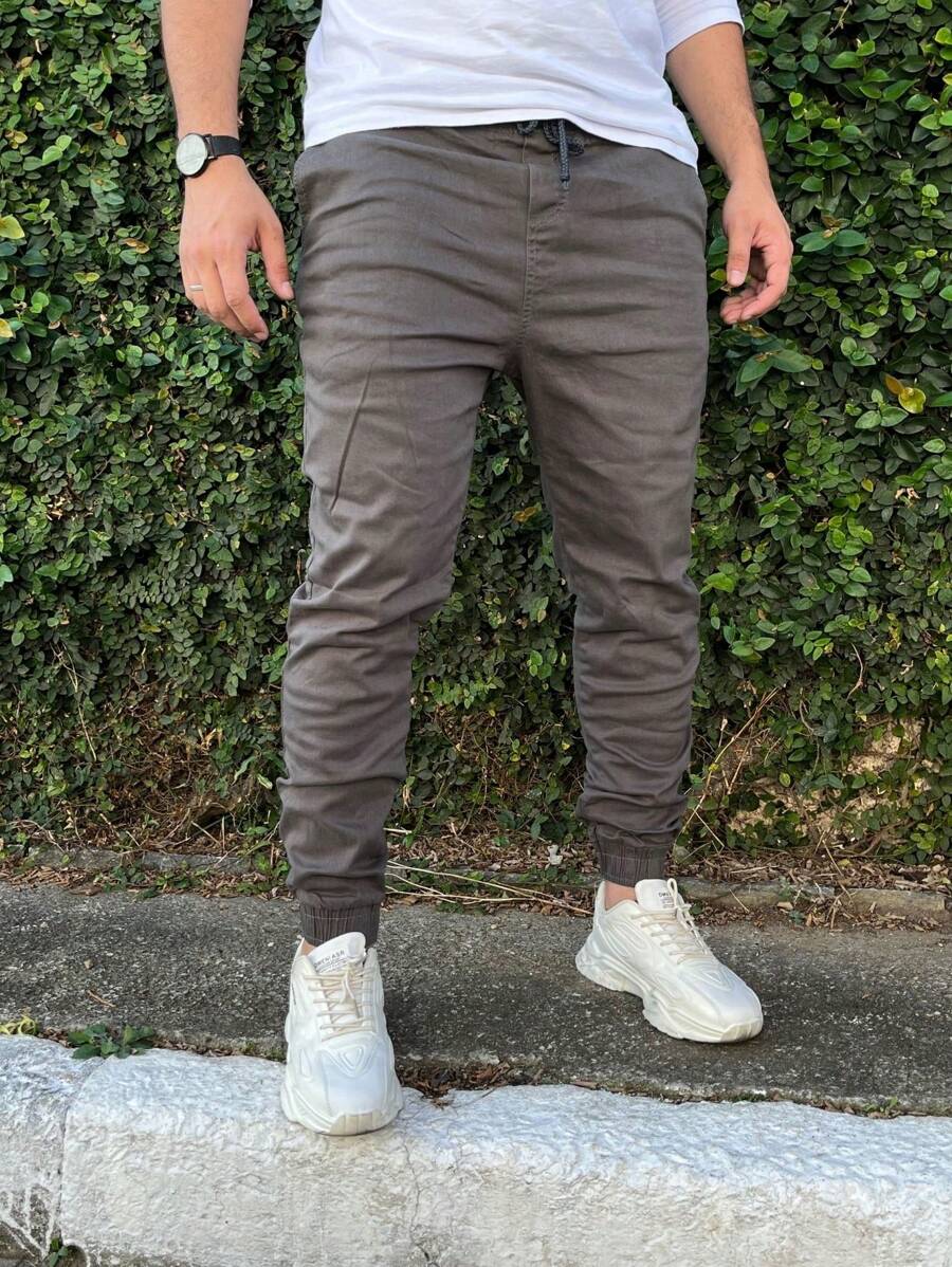 Men Jeans - 深灰色 - 查看 1