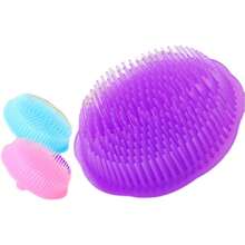 Home Use Scalp Cleaning Shampoo Brush - Purple - View 1