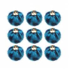 20pcs 1.5cm 8-Color Leopard Print Faux Mink Fur Pom Pom Pendant For Diy Earrings, Necklace And Craft Making - 20pcs - View 16