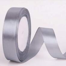 Gift Wrapping Ribbon, Valentine's Day Gift, Festival Gift, Party Decoration, Handmade Diy Colorful Ribbon, Length 865inch - Silver - View 1