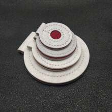 彈弓目標板,10入組耐用環形射箭練習靶,運動鏢狩獵射擊配件 - 米色 - 查看 4