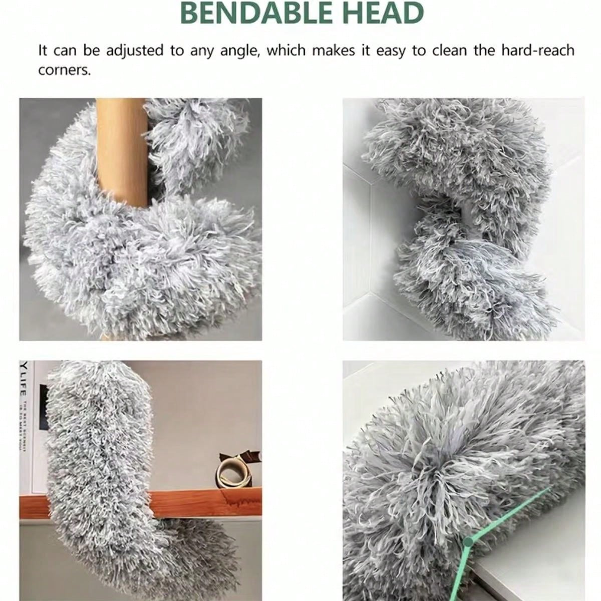 4pcs/1set, Ultra Fine Fiber Dust Collector Cleaning Kit, With Extension