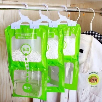 Bolsa Absorbente De Humedad Bolsa Deshumidificadora Armario Absorbente De Humedad Desecante Para Armario 10 Uds. Absorbente De Humedad Paquete Deshumidificador Colgante , absorción de humedad, antimoho, para armario interior, dormitorio de estudiantes, uso doméstico