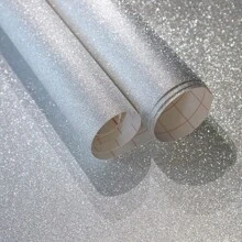A Roll Of Shiny Silver Self-Adhesive Wallpaper Thickened PVC Waterproof Moisture-Proof Wear-Resistant Detachable Sticker Shiny And Sparkly Just Peel And Stick For Living Room Bedroom Hotel Party Background Wall Home Decoration Wall Sticker Kitchen Tabletop Cabinet Drawer Furniture Renovation And Transformation Gift Wrapping Paper17.7inX196.8/118.1/39.3in