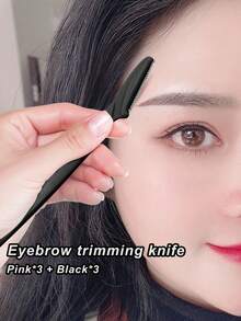 24入組化妝工具套裝,包括刷子、粉撲、睫毛捲曲器、眉毛刀、眉梳、夾子和髮飾 - 彩色 - 查看 6