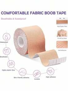 Cinta Levanta Busto Invisible Push Up Cinta - Rosa Pálido - Ver 10