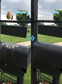 12入組防鳥刺,防止鳥害,適用於家庭花園,尤其適用於戶外屋頂/陽台/果園和家庭使用 - 銀色 - 查看 3