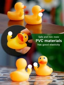 1 件/5 件尖叫微型手指黃鴨有趣創意動物玩具減壓玩具、沐浴和游泳池道具、汽車裝飾、桌面裝飾裝飾品、創意禮品、寵物玩具 - 個性手指小黃鴨 - 查看 7