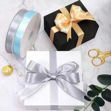 Gift Wrapping Ribbon, Valentine's Day Gift, Festival Gift, Party Decoration, Handmade Diy Colorful Ribbon, Length 865inch - Silver - View 2