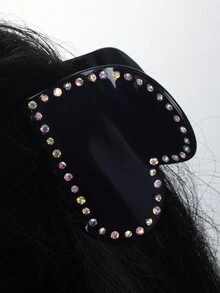 閃亮鑽石心形髮夾,防滑強力齒式髮夾,女士女孩薄厚髮型配件 - 彩色 - 查看 5