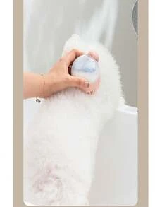 1pc Shampoo Comb With Liquid Dispenser, Head Cleaning And Massaging Tool For Pets Or People - Pink - View 5