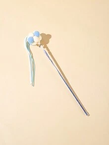 仙女棒貓逗趣棒逗貓玩具流蘇毛球寵物互動 - 彩色 - 查看 8