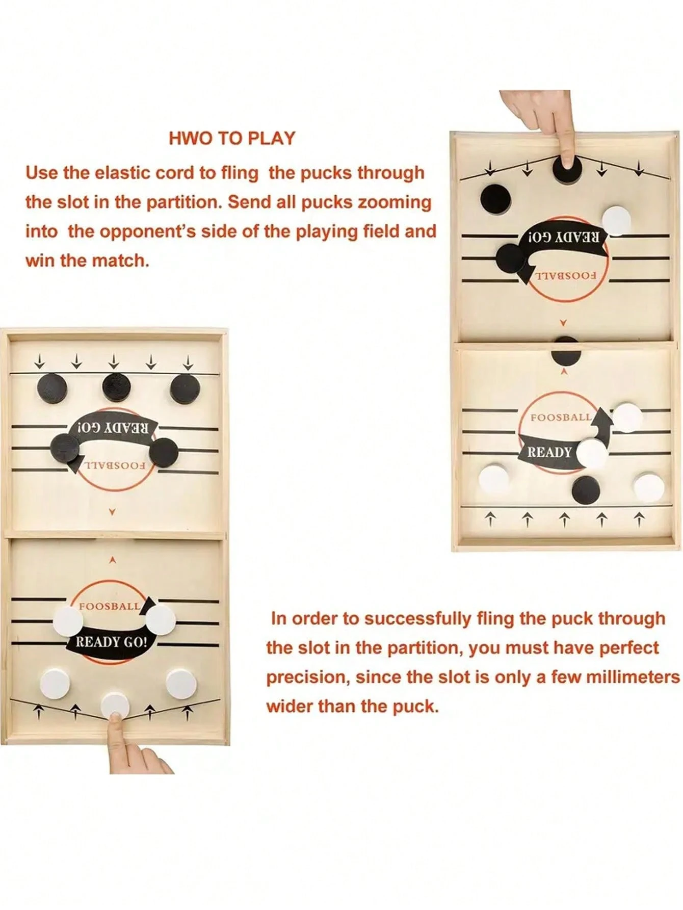 A Slingshot Board Game For Adults, Super Slingshot Hockey Table Football Board Game Slingshot