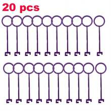 10/20/30pcs Stand Target Cakram Terbang Universal, Berbagai Metode Penggantungan, Pengait, Untuk Menembak - Purple - View 8