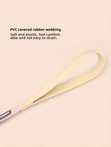 1pc Pvc Waterproof Pink Color Pet Leash Strap, Durable, Comfortable And Soft, Suitable For Small, Medium And Large Dogs For Outdoor Walking And Training - Pink - View 6