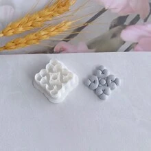 1 件軟陶耳環模具,黏土切割模具創意 Diy 工具 Yg57 - 白色 - 查看 4