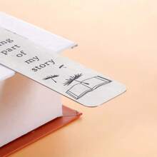 1入不銹鋼書籤,女性書迷神經機敏的書簽配有流蘇,適用於生日、聖誕節禮物、女性朋友、非常要好的朋友、她的辣讀者、書蟲、閱讀現在,書會禮品 - 銀色 - 查看 7