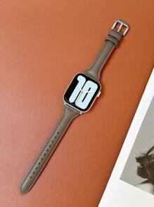1 件女式超纤维皮革可调节表带，兼容 38 毫米/40 毫米/41 毫米/42 毫米/44 毫米/45 毫米/49 毫米，兼容 Apple Watch Series 10/9/Ultra/SE/8/7/6/5/4/3/2/1 - 灰色 - 查看 1