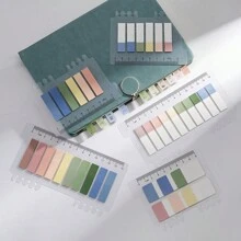 60入組隨機顏色便條貼,pet材料,非常適合留言,提醒,索引 - 彩色 - 查看 1