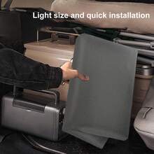 寵物汽車墊 - 後座犬用汽車墊 - 車後座犬用墊 - 車座套防污神器,讓您的汽車保持清潔、整潔和無異味 - 灰色 - 查看 5