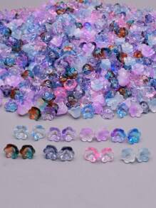 12mm 50pcs Lily Of The Valley Glazed Czech Glass For Jewelry Making Classics Space Beads - Multicolor - View 4