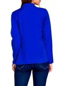 Women Blazers - Màu xanh lam - Xem 4
