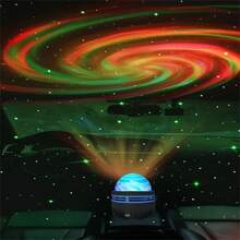 LED RGB Rotating Music Northern Lights Projection Light, Seven Color Projection Light, Room Living Room Bedside Atmosphere Night Light - Multicolor - View 7