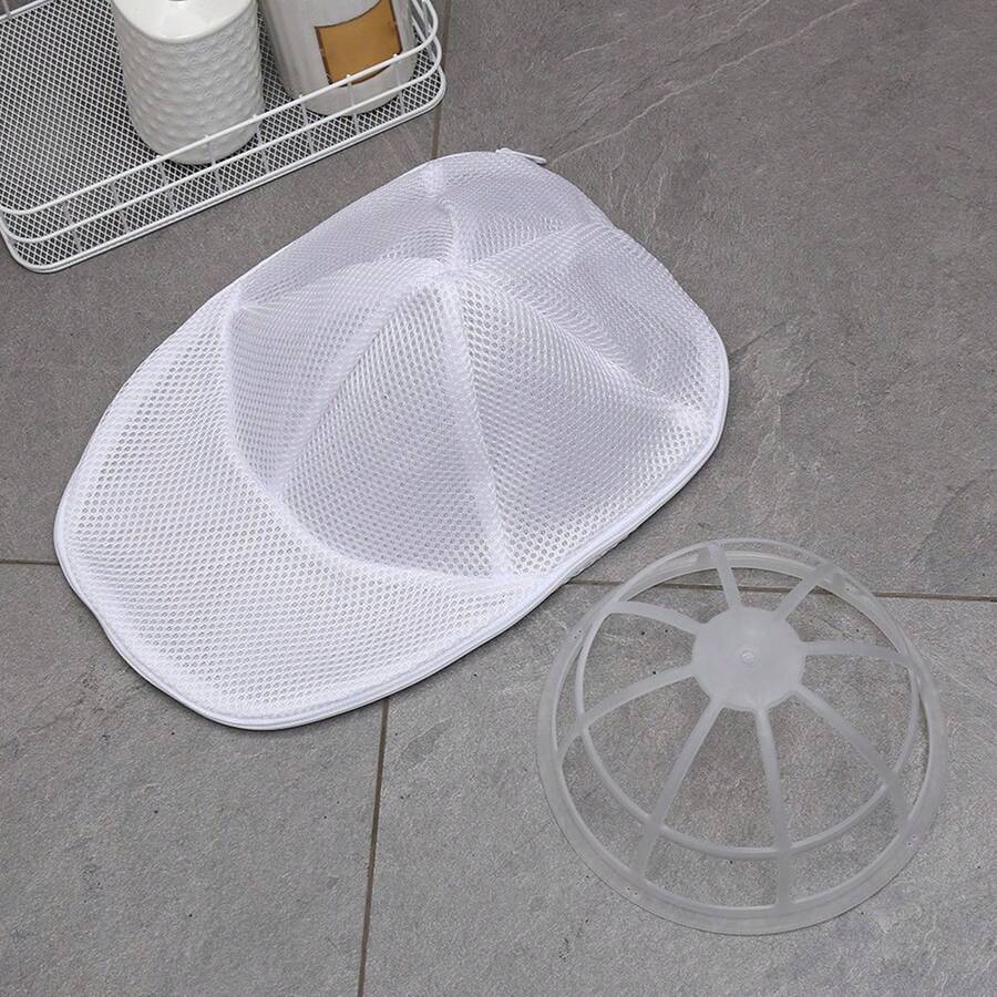 簡易帽子清洗袋,防變形帽子清洗袋,可機洗網狀便攜式洗衣袋,家用帽子清洗袋,帽子清洗防護袋,防變形洗衣機帽子方便清洗袋,可機洗網狀家用帽子洗衣袋,便攜式棒球帽清潔袋 - 彩色 - 查看 1