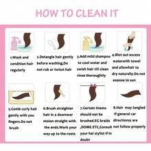 爪夾馬尾接髮 24 吋合成長直夾馬尾髮片女式馬尾接髮 - 間色 - 查看 8