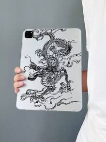 1 chiếc ốp lưng bảo vệ máy tính bảng trong suốt họa tiết rồng năm mới tương thích với iPad - Nhiều màu - Xem 1